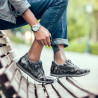 Zapatillas deportivas para hombre 833 gris camuflaje lifestyle