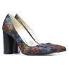 Zapatos elegantes de mujer 1261 negro pastel
