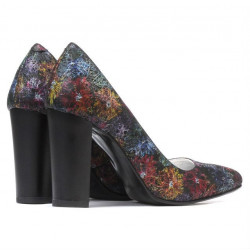 Zapatos elegantes de mujer 1261 negro pastel