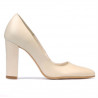Zapatos elegantes mujer 1261 beige
