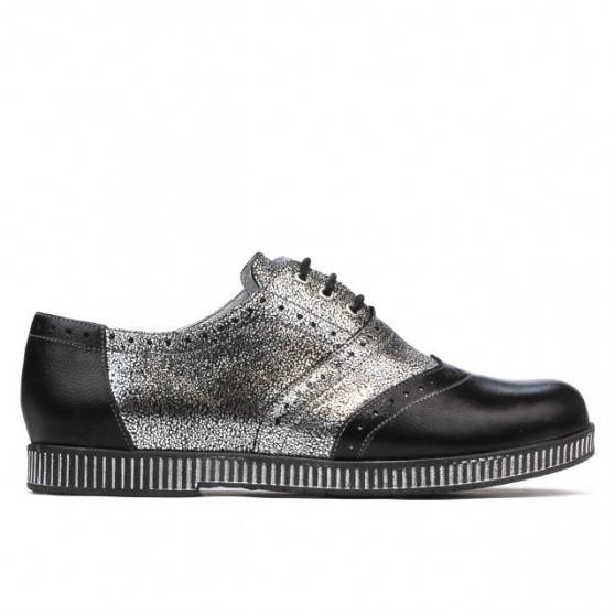 Zapatos casuales de mujer 693 negro combinado