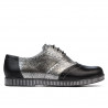 Zapatos casuales de mujer 693 negro combinado