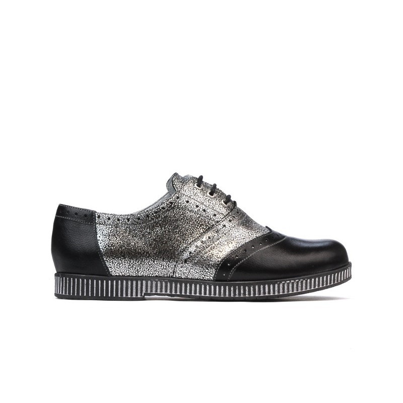 Zapatos casuales de mujer 693 negro combinado