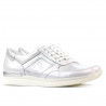 Zapatillas deportivas de mujer 694 blanco nácar combinado