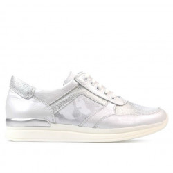 Zapatillas deportivas de mujer 694 blanco nácar combinado