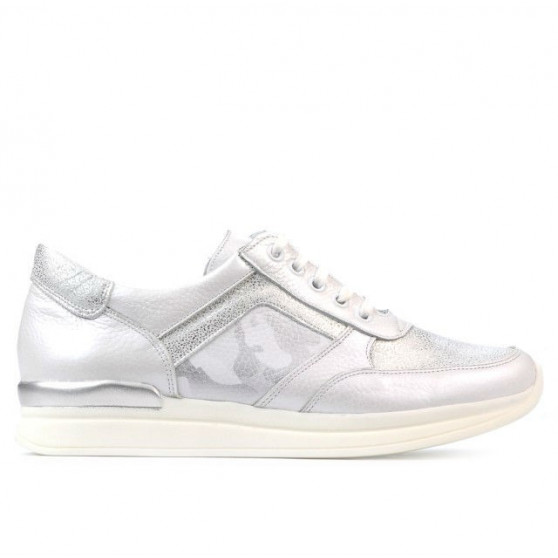 Zapatillas deportivas de mujer 694 blanco nácar combinado