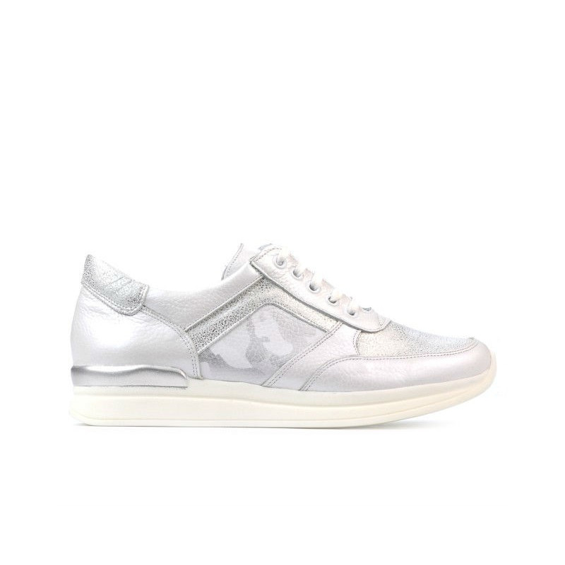 Zapatillas deportivas de mujer 694 blanco nácar combinado