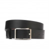 Cinturón hombre 09b bicolor negro+marrón claro