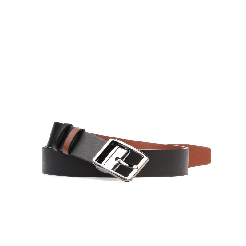 Cinturón hombre 09b bicolor negro+marrón claro