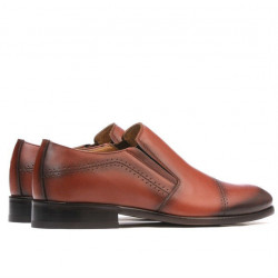 Zapatos elegantes para hombre 877 a coñac