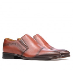 Zapatos elegantes para hombre 877 a coñac