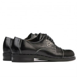 Zapatos casuales de mujer 696 charol negro
