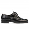 Zapatos casuales de mujer 696 charol negro