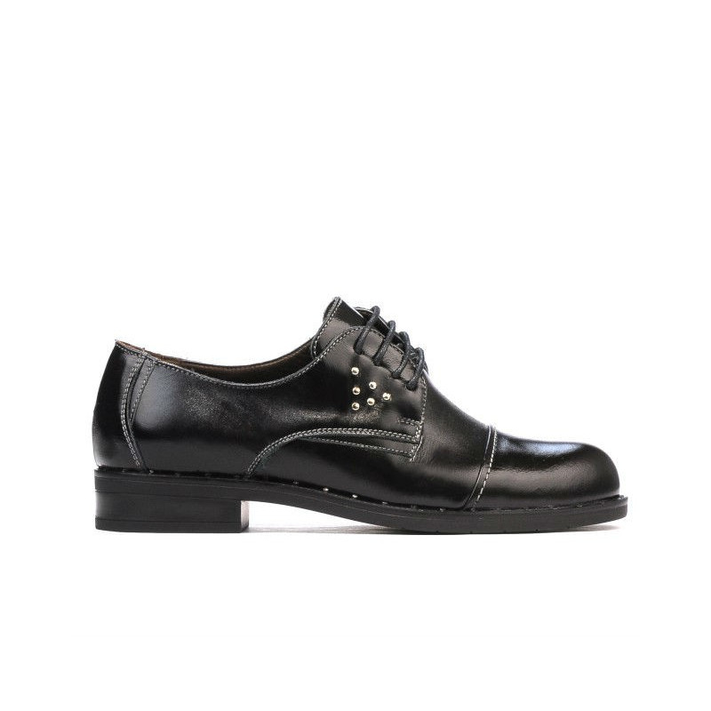 Zapatos casuales de mujer 696 charol negro