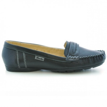 Mocasines mujer 619 negro