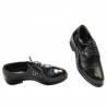 Zapatos casuales de mujer 696 charol negro
