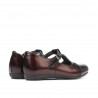 Zapatos para niños pequeños 62c charol burdeos+negro