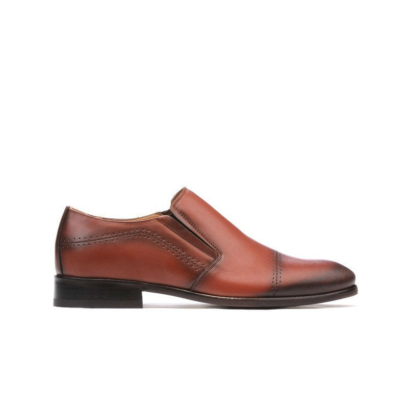 Zapatos elegantes hombre 877m a coñac