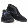 Botas de mujer 7101 azul índigo de velur