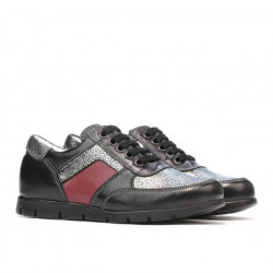 Zapatos para niños 164 negro combinado