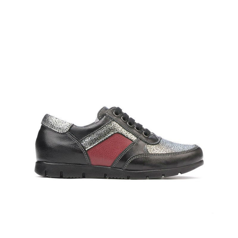 Zapatos para niños 164 negro combinado