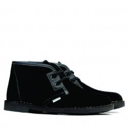 Botines de mujer 7101 negro ante