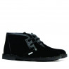 Botines de mujer 7101 negro ante