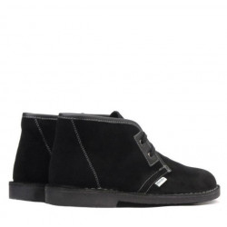Botines de mujer 7101 negro ante