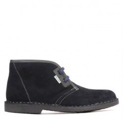 Botas de mujer 7101 azul índigo de velur