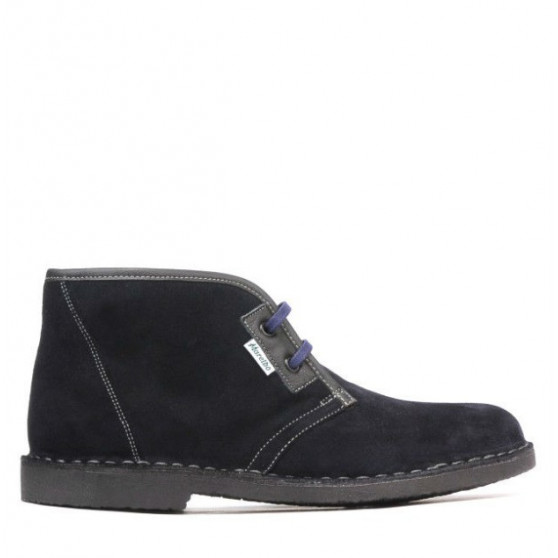 Botas de mujer 7101 azul índigo de velur