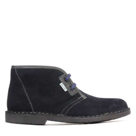Botas de mujer 7101 azul índigo de velur