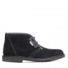 Botas de mujer 7101 azul índigo de velur