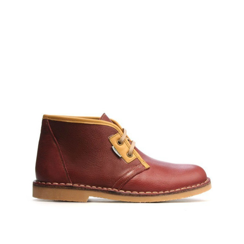 Botines de mujer 7101 burdeos