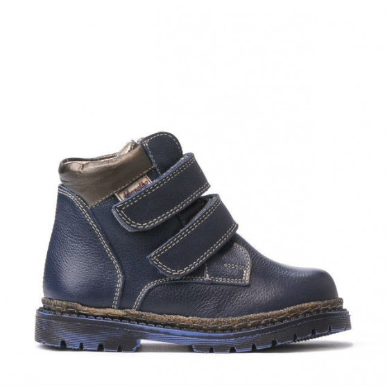 Botas para niños pequeños 37-1c índigo+cobre