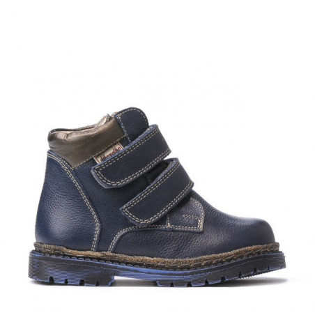 Botas para niños pequeños 37-1c índigo+cobre