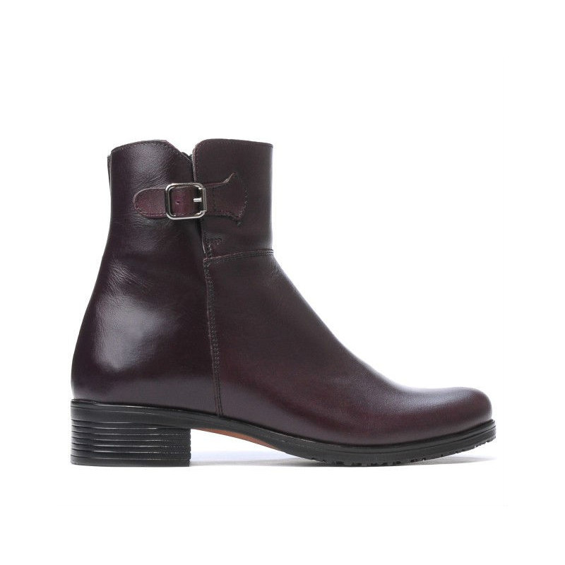 Botines mujer 3284 burdeos