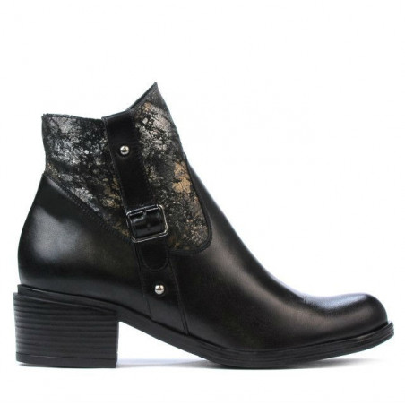 Botines mujer 3319 negro pastel