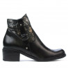 Botines mujer 3319 negro pastel