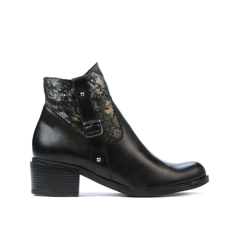 Botines mujer 3319 negro pastel