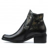 Botines mujer 3319 negro pastel