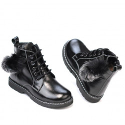Botas para niños 3010 charol negro