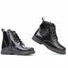 Botas para niños 3010 charol negro