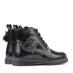 Botas para niños 3010 charol negro