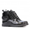 Botas para niños 3010 charol negro
