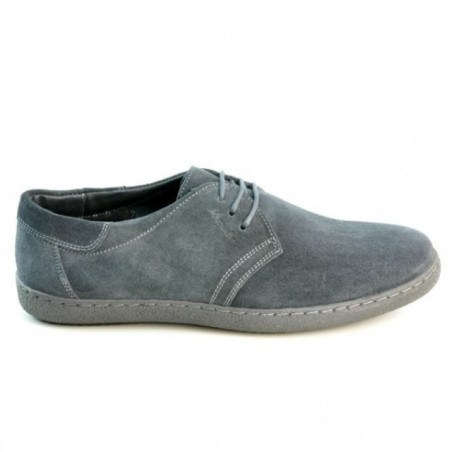 Zapatos casuales para hombre 774 antracita velur