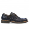 Zapatos elegantes adolescentes 372 índigo+café