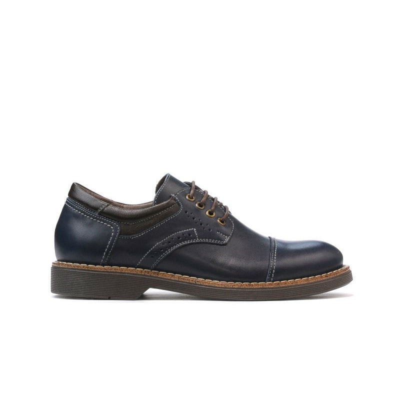 Zapatos elegantes adolescentes 372 índigo+café
