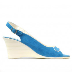 Sandalias de mujer 596 turquesa antílope
