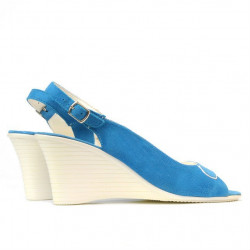 Sandalias de mujer 596 turquesa antílope