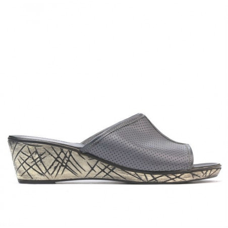 Sandalias de mujer 5004m p gris perforado